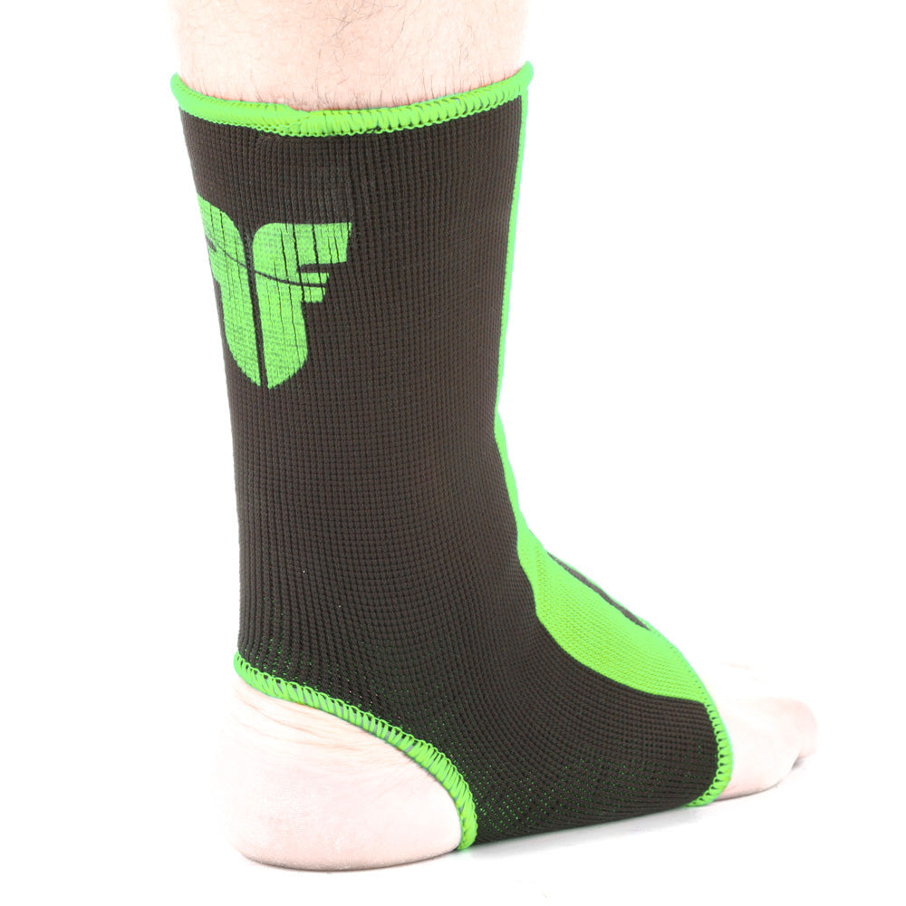 Fighter Knöchelbandage – schwarz/grün, FAS-05