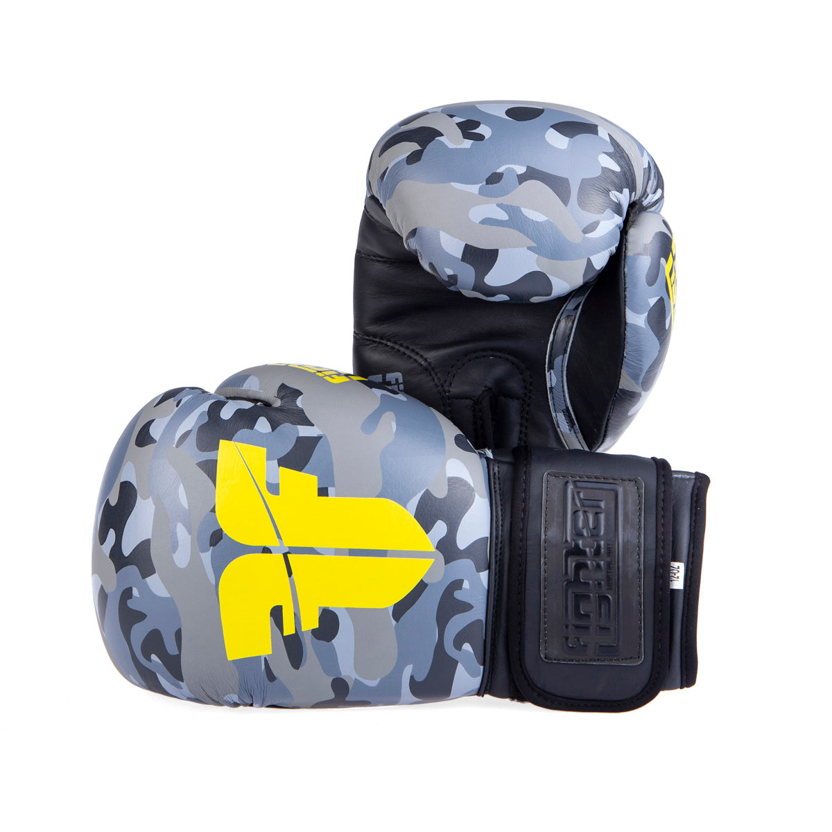 Fighter Boxhandschuhe SIAM – grau camouflage, FBG-003C
