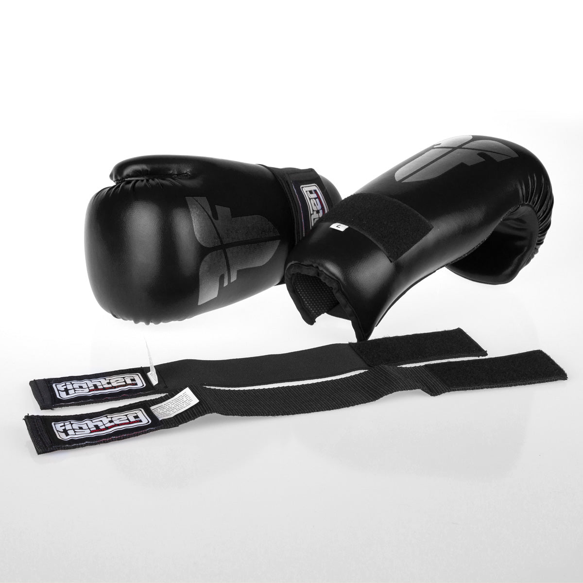Fighter Open Gloves Strap – schwarz, FOG-001B