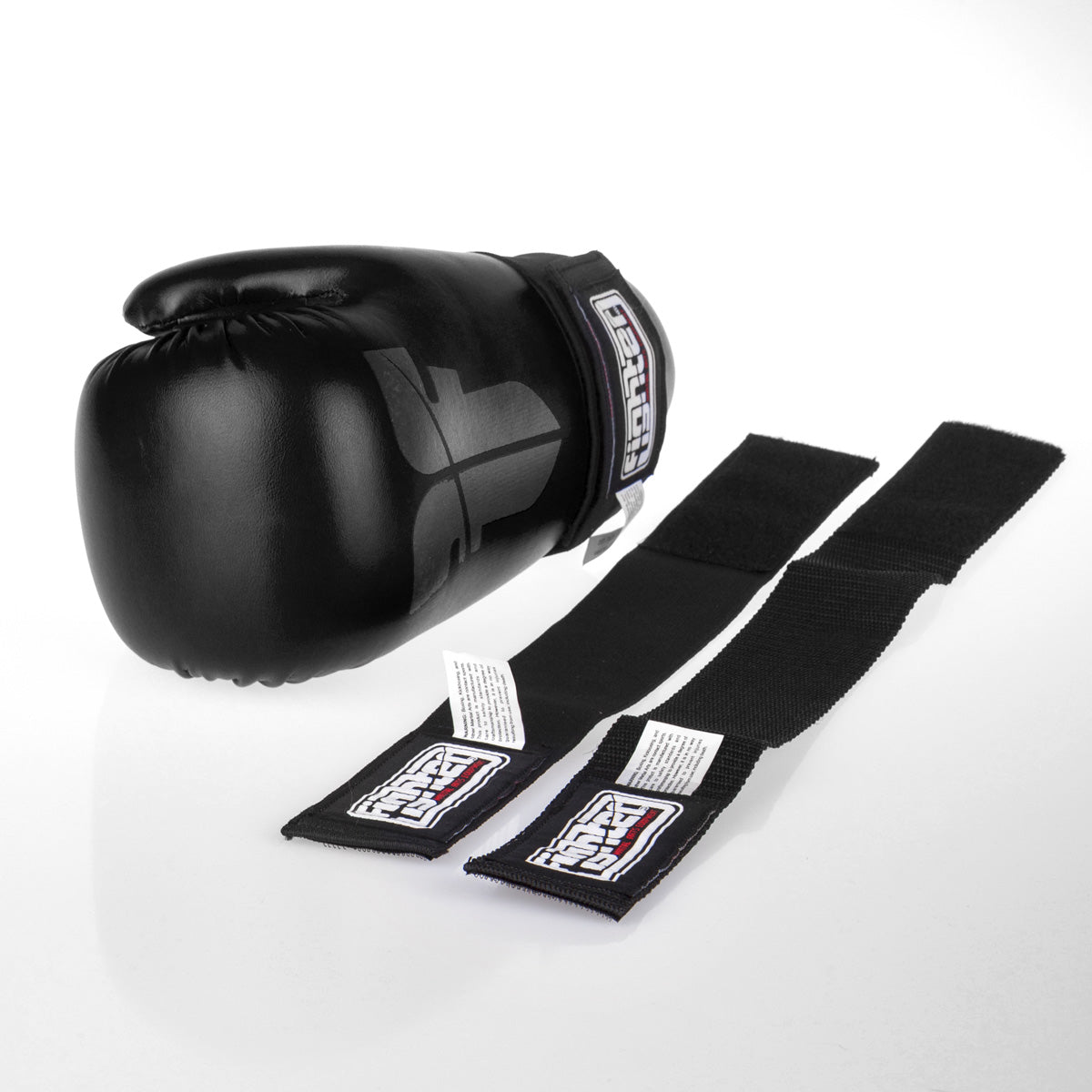 Fighter Open Gloves Strap – schwarz, FOG-001B