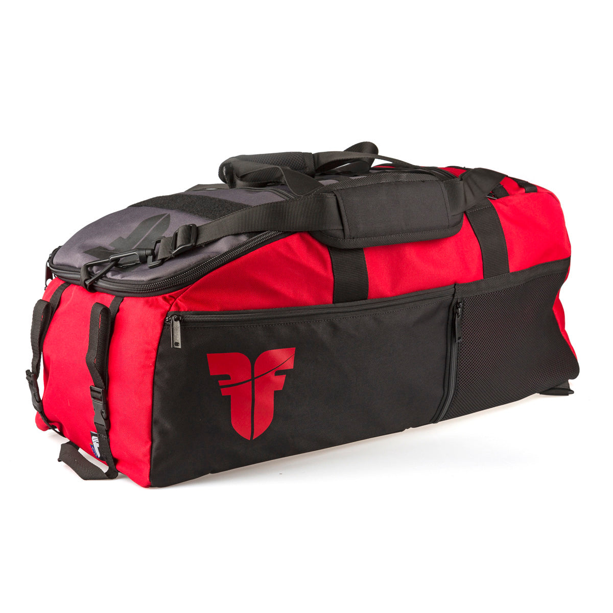 Fighter Sporttasche LINE XL – rot/grau/schwarz, FTBP-01