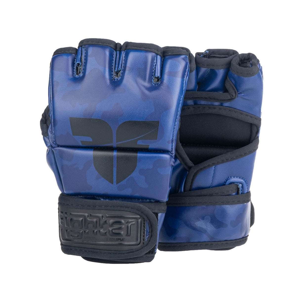 Fighter MMA-Handschuhe Competition – blau camouflage, FMG-002CBU