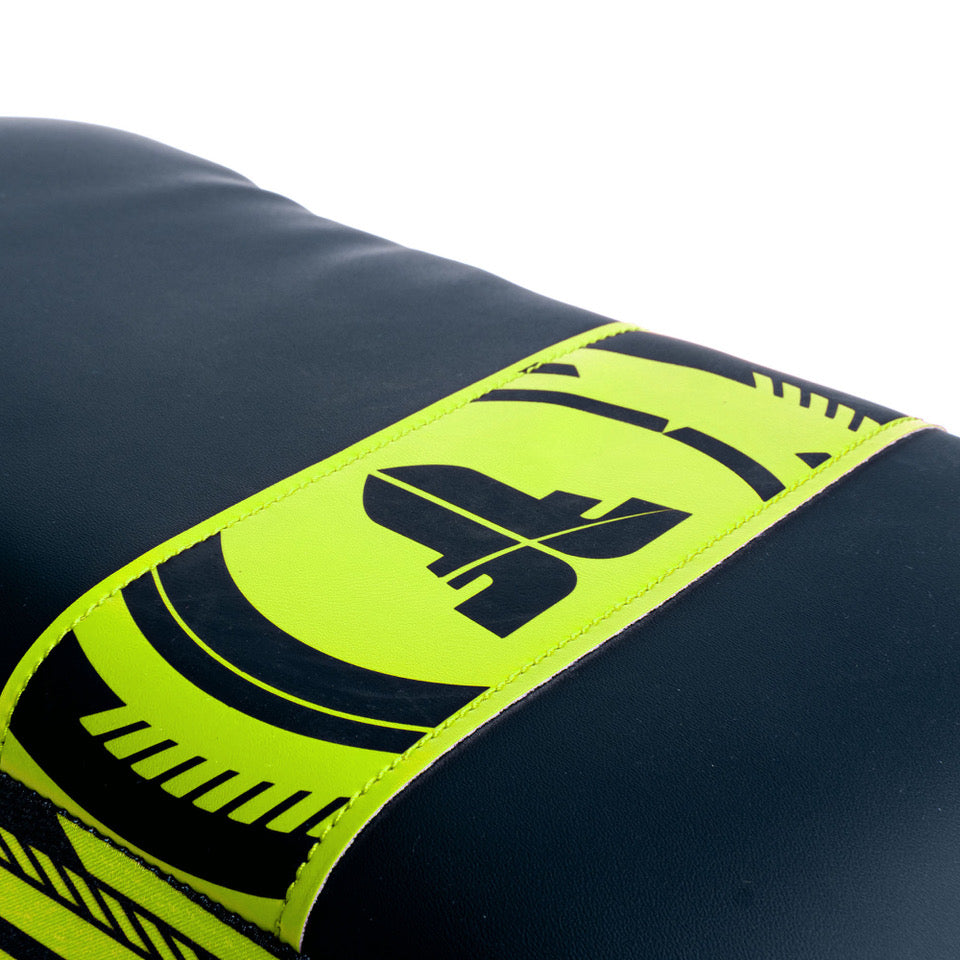 Fighter Shield Thai MAXI – Power-Serie – schwarz/neongelb