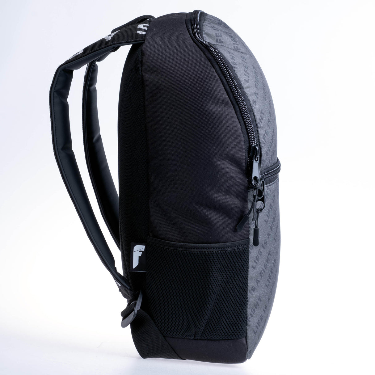 Fighter Rucksack Größe S – graues Logo