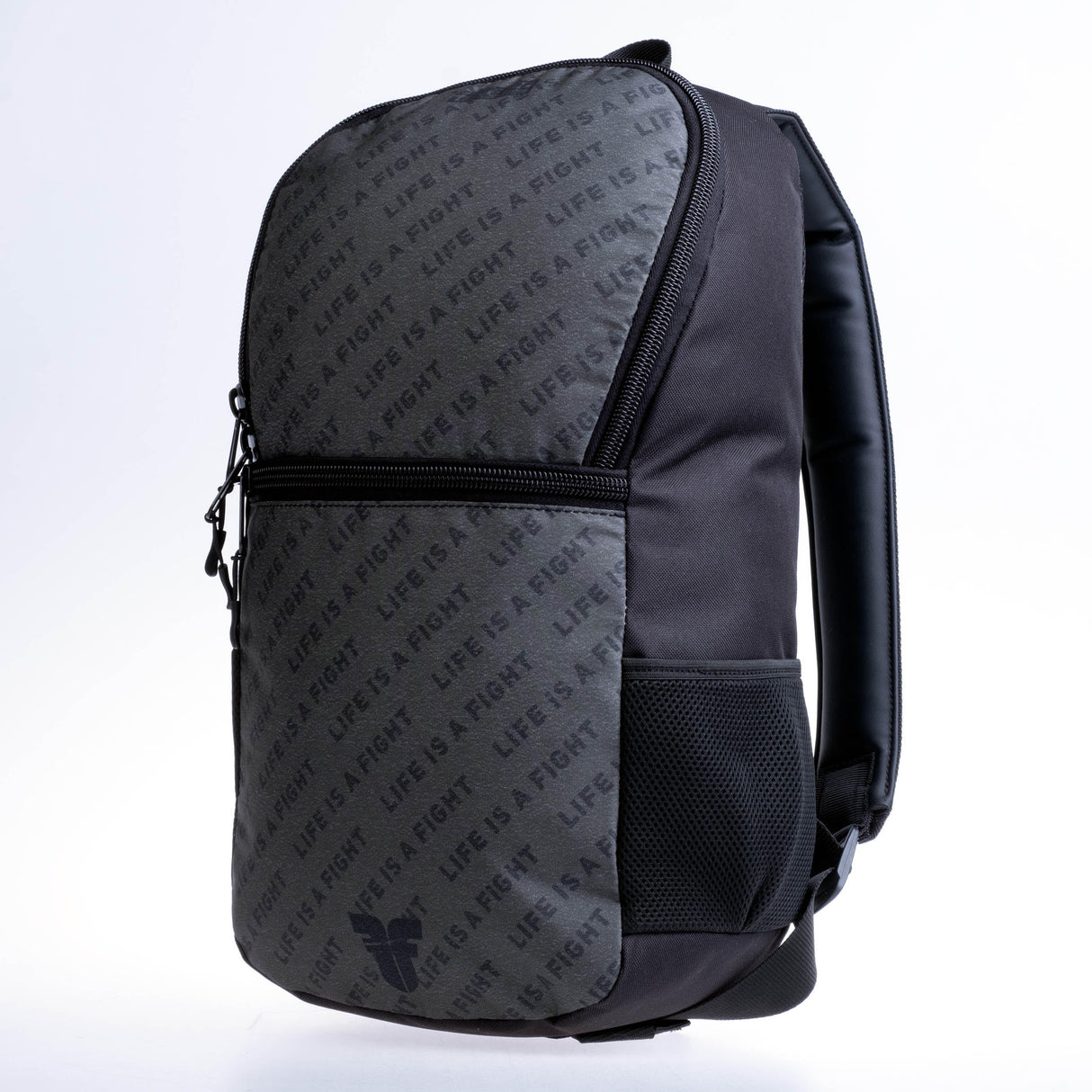 Fighter Rucksack Größe S – graues Logo