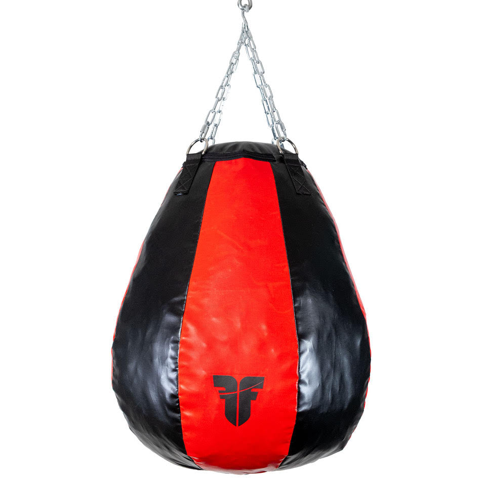 Der Fighter Professional Speed Bag – schwarz/rot
