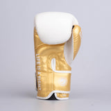 Fighter Boxhandschuhe Training PU – weiß/gold, FBG-TRP-002