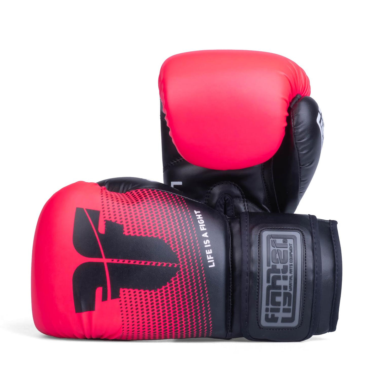 Fighter Boxhandschuhe Training PU – schwarz/pink, FBG-TRP-003