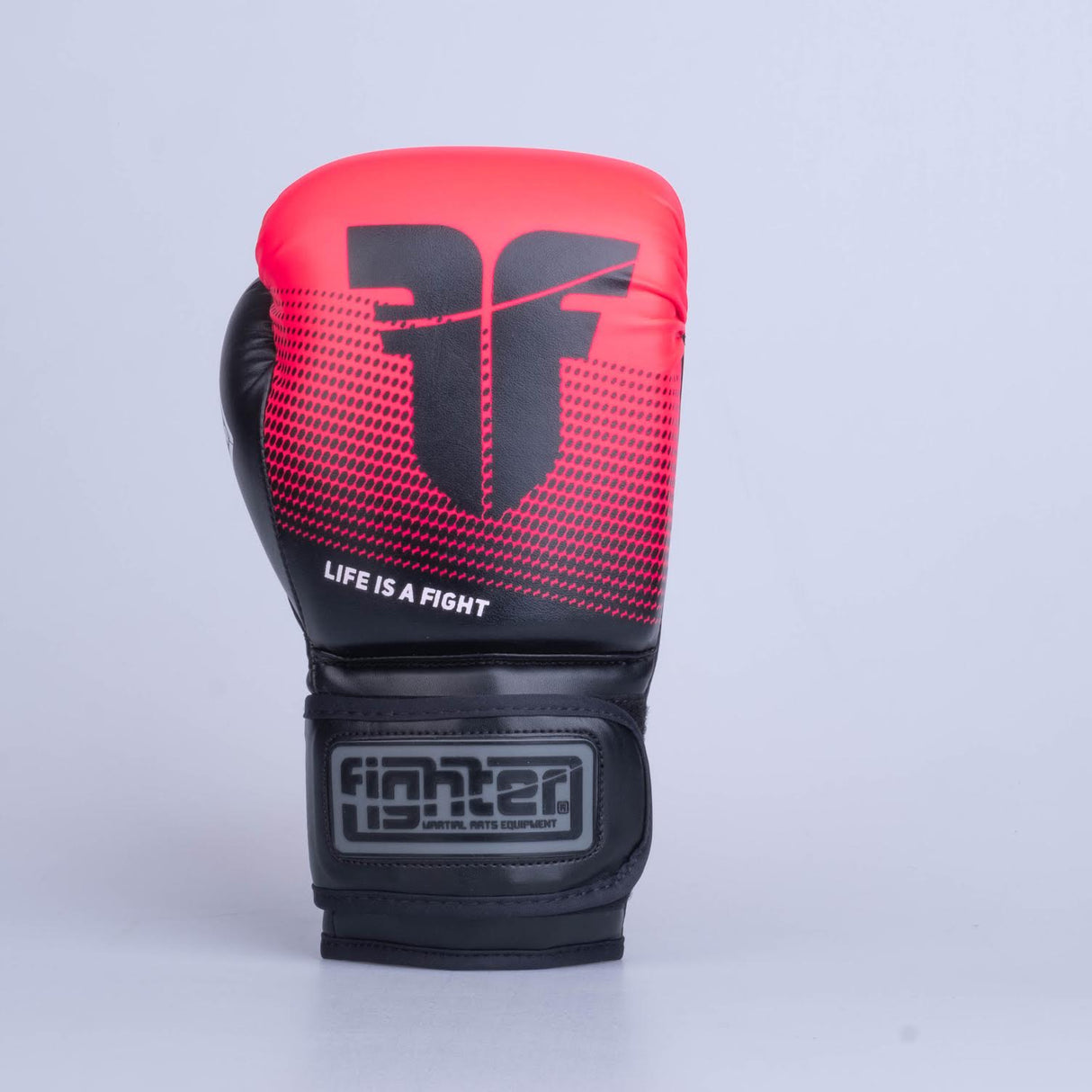 Fighter Boxhandschuhe Training PU – schwarz/pink, FBG-TRP-003