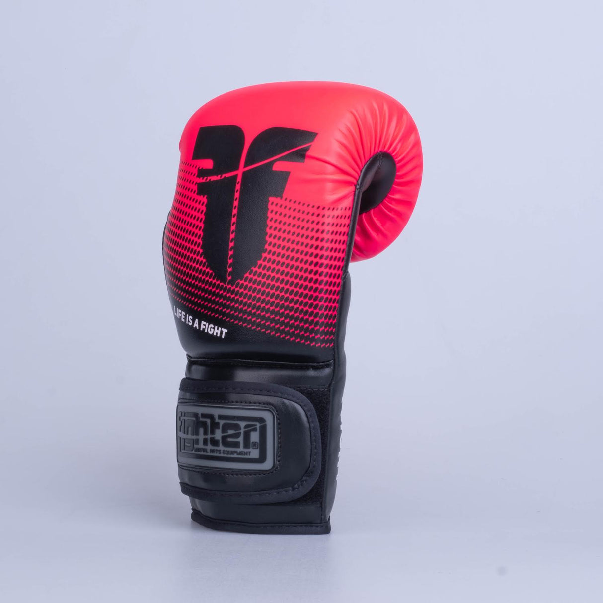 Fighter Boxhandschuhe Training PU – schwarz/pink, FBG-TRP-003