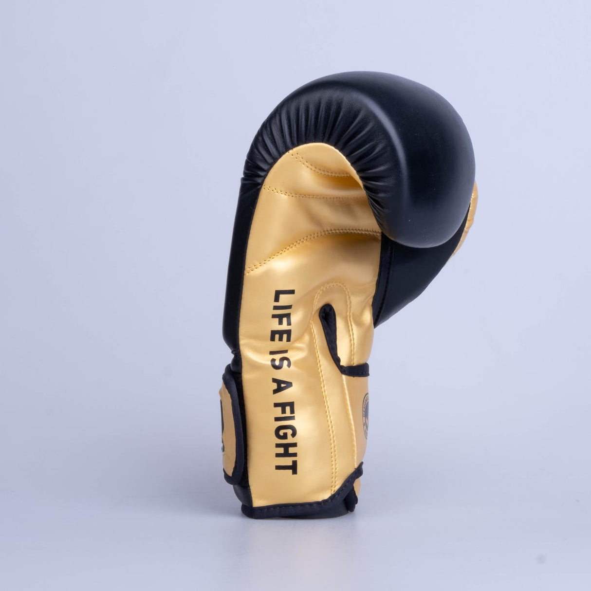 Fighter Boxhandschuhe Training PU – schwarz/gold, FBG-TRP-001