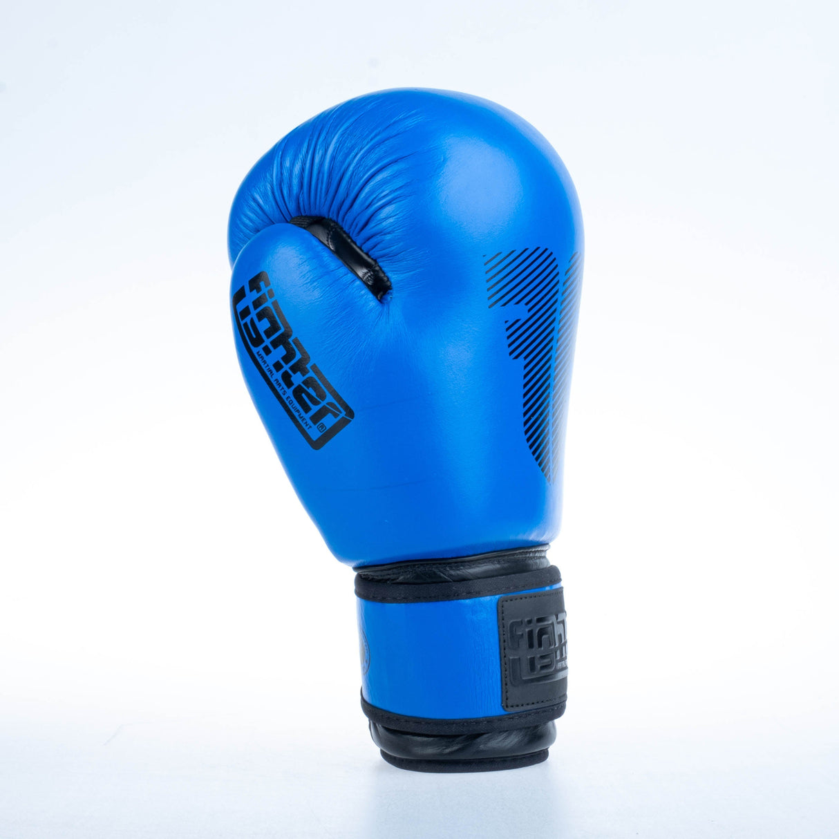 Fighter Boxhandschuhe Round – blau, 1376-RNDXB