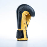 Fighter Boxhandschuhe Round – schwarz/gold, 1376-RNDXG