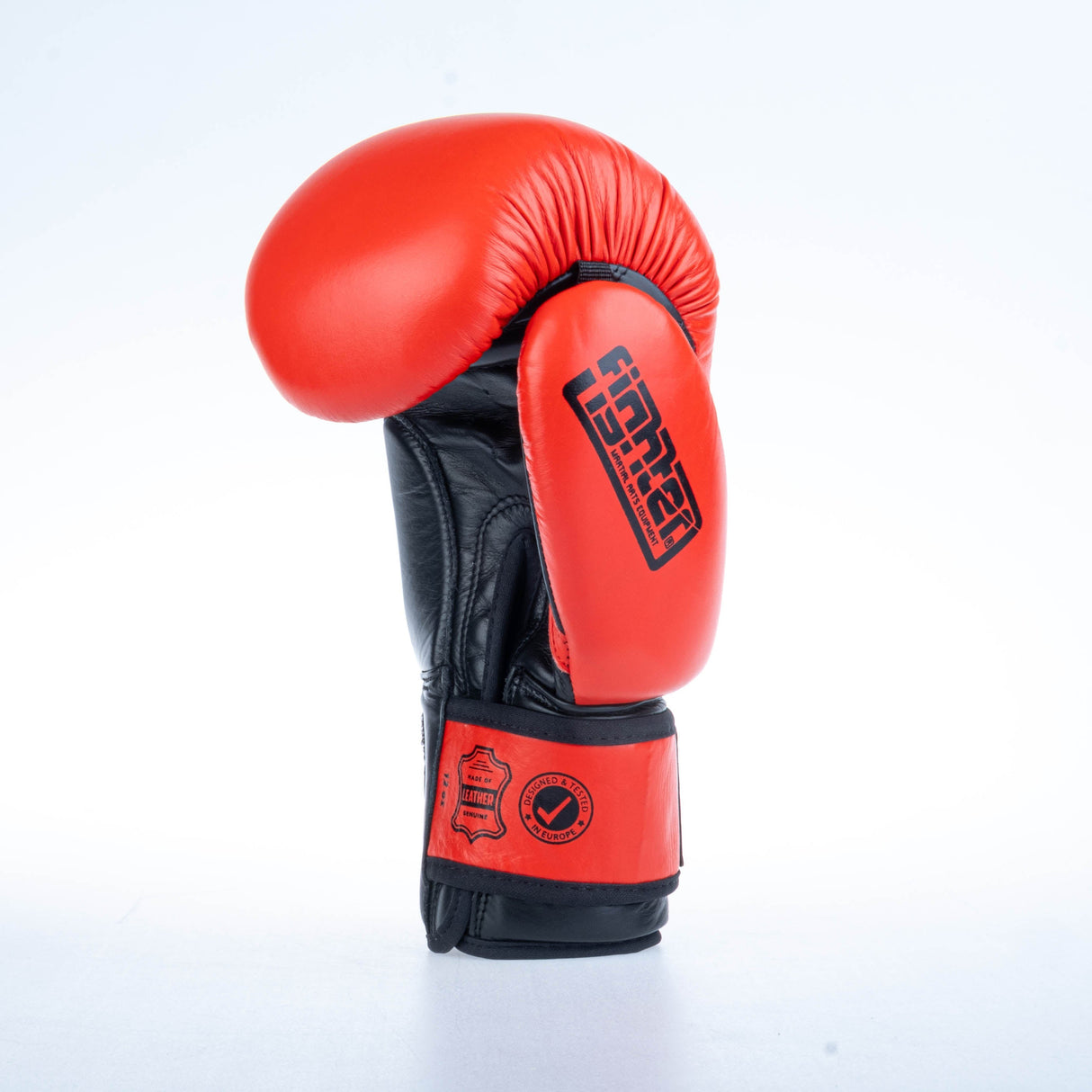 Fighter Boxhandschuhe Round – rot, 1376-RNDXR