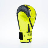Fighter Boxhandschuhe Basic Stripe – neongelb/schwarz