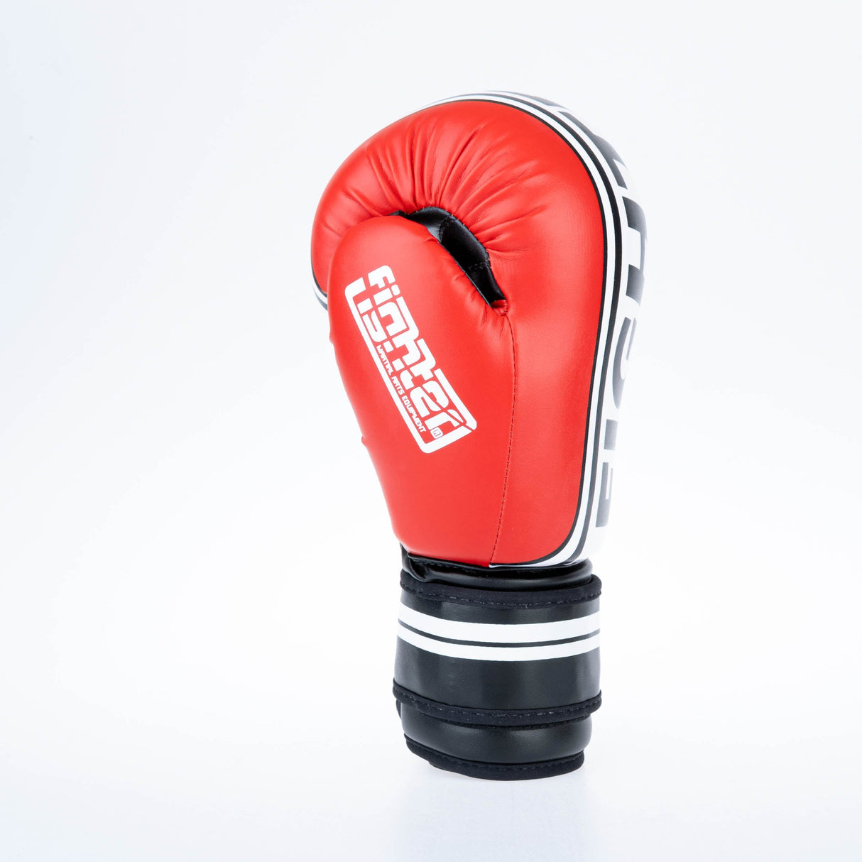 Fighter Boxhandschuhe Basic Stripe – rot