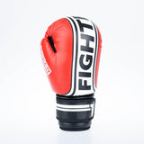 Fighter Boxhandschuhe Basic Stripe – rot