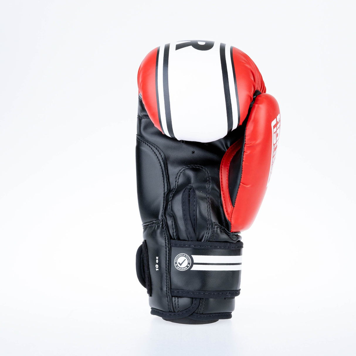 Fighter Boxhandschuhe Basic Stripe – rot