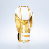 Fighter Boxhandschuhe Basic Stripe – weiß/gold