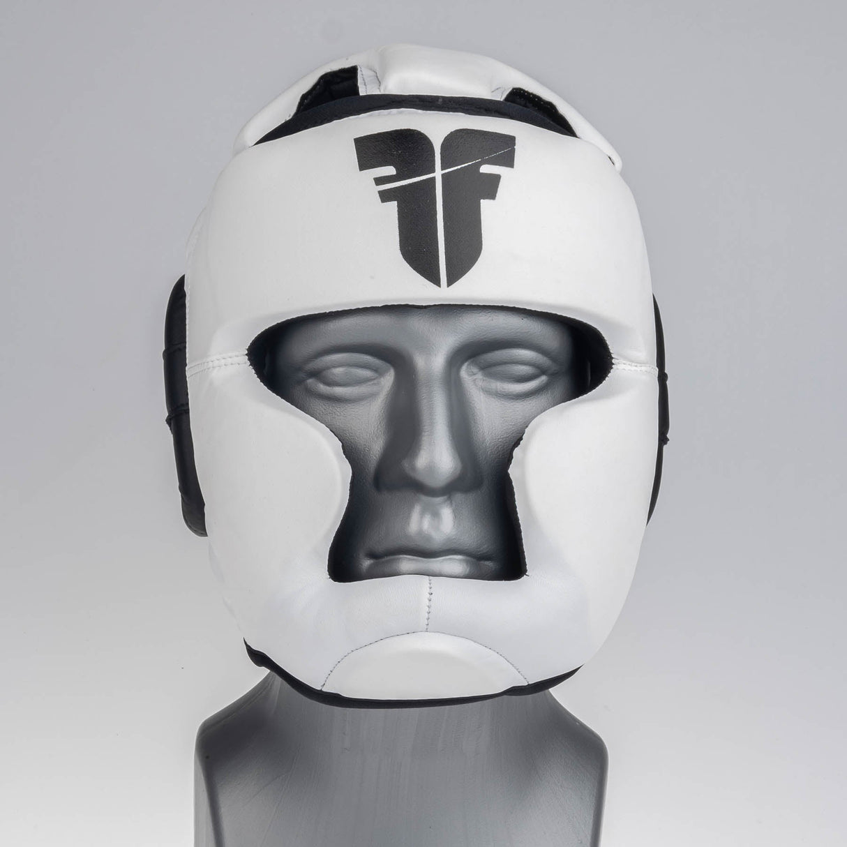 Fighter Kopfschutz Sparring – weiß/schwarz, JE1421PUWHT