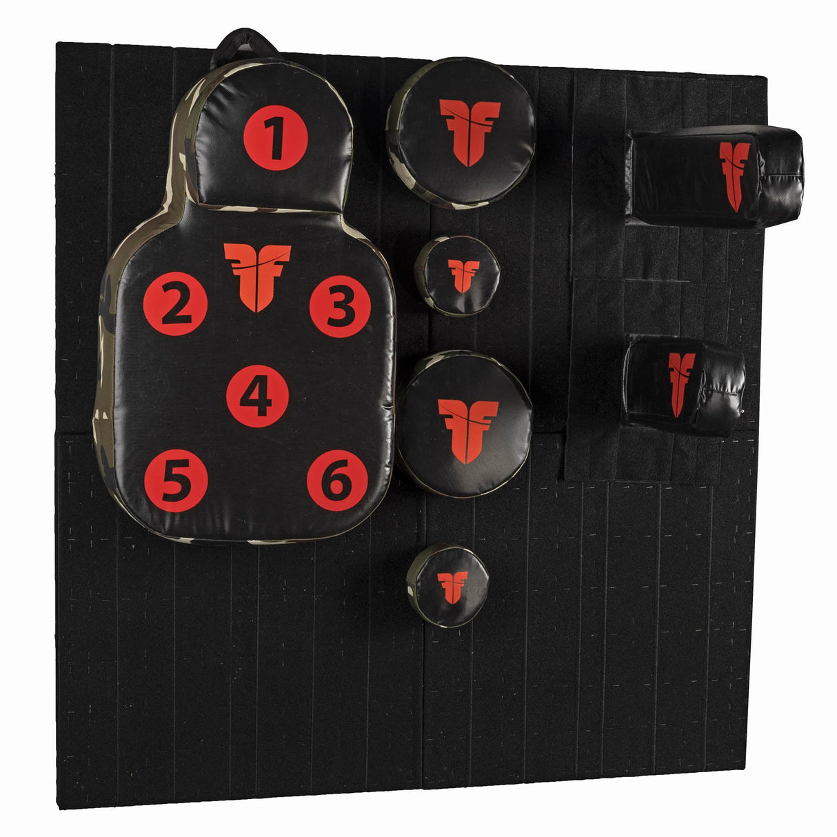 Fighter Training Power Wall SET – Camouflage/Rot, FPWS-01-CB