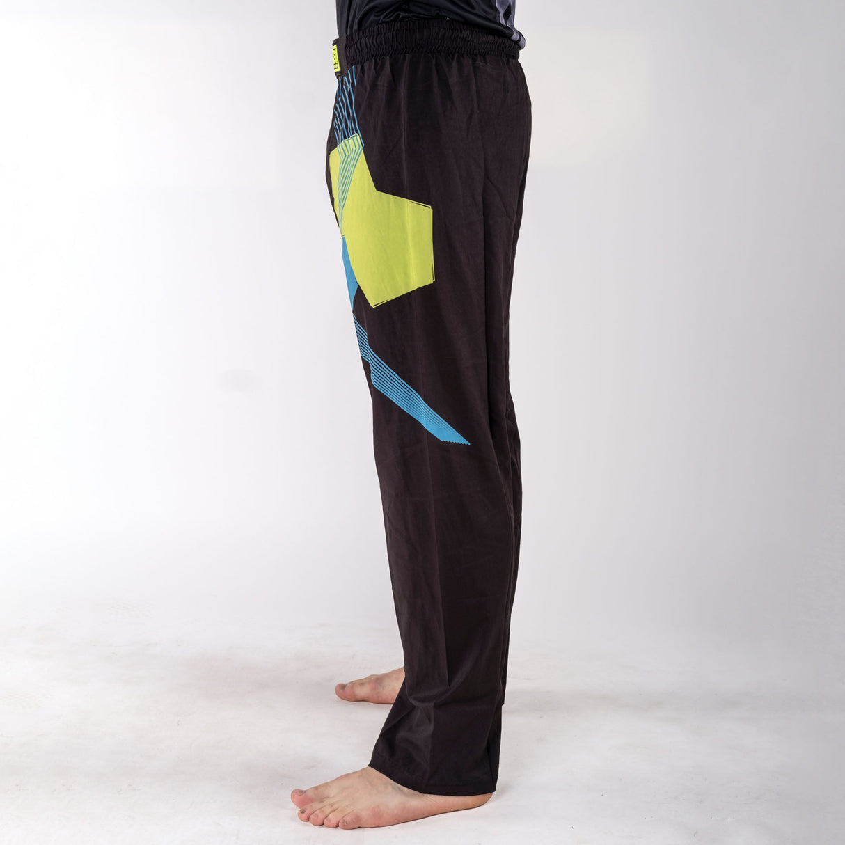 Fighter Pants – FIGHT – schwarz/blau/grün, FF-P003BBY