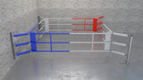 Bodenboxring Fighter Wall mit 3 Seilen, BRF-NF3W