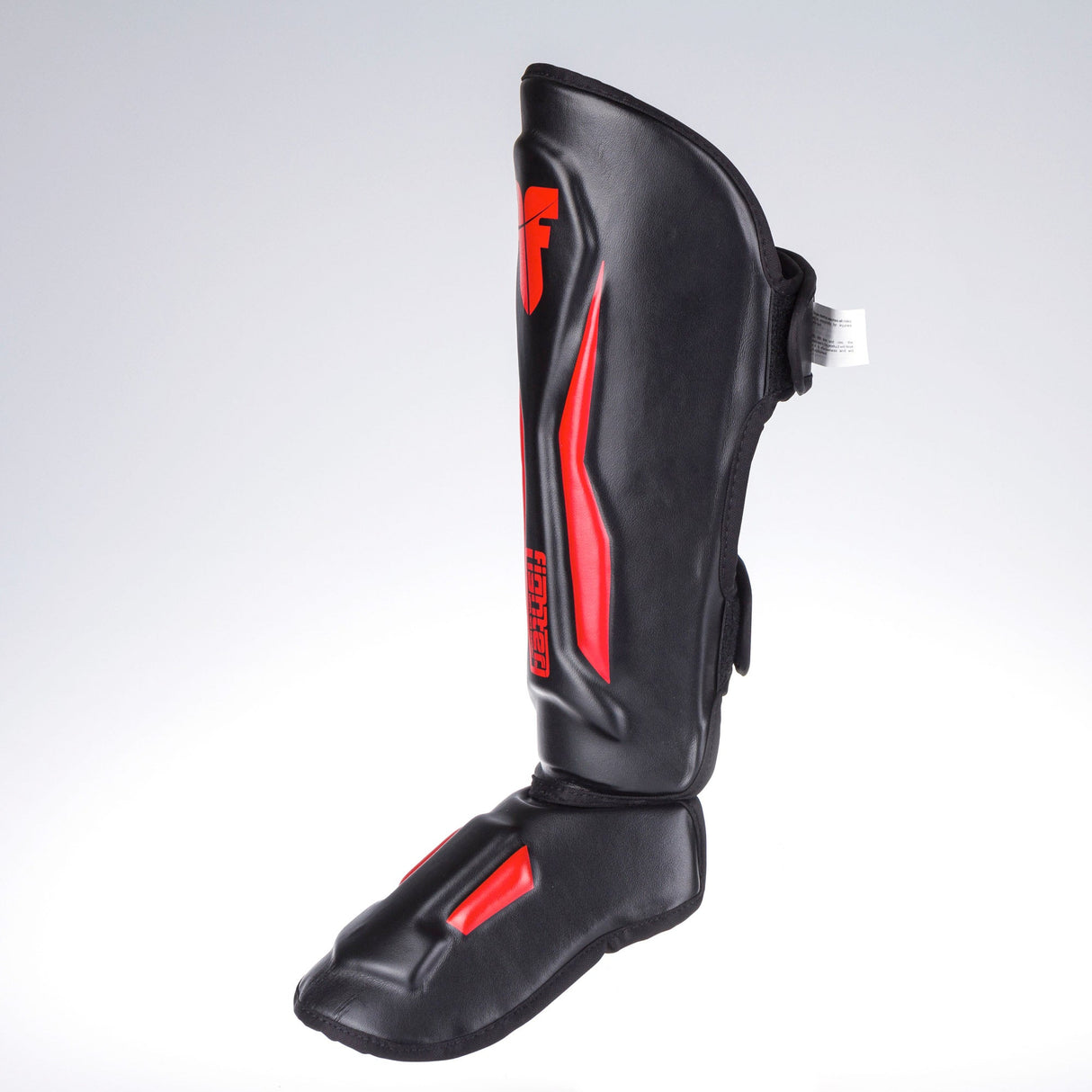 Fighter Schienbeinschoner Thai Ergo – schwarz/rot, FSG-004BR