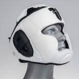 Fighter Kopfschutz Sparring – weiß/schwarz, JE1421PUWHT
