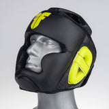 Fighter Kopfschutz Sparring – schwarz/neongelb, JE1421PUBNY