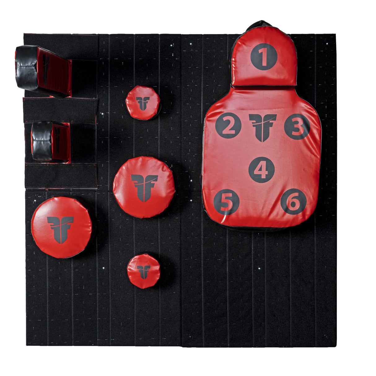 Fighter Training Power Wall SET – rot, FPWS-01