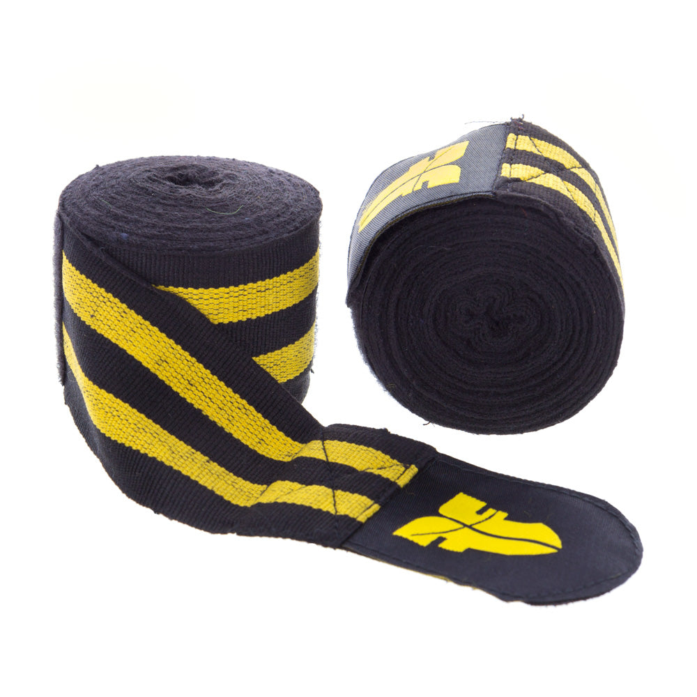 Fighter Handbandagen – schwarz/gelb, BAND F YELLOW
