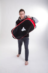Fighter Reversible Kicking Shield – MULTI GRIP – schwarz/rot, FKSH-11