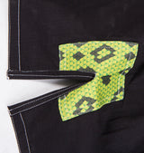 Fighter BJJ Kimono Rice Straw – KIDS – schwarz, BJJBL-09