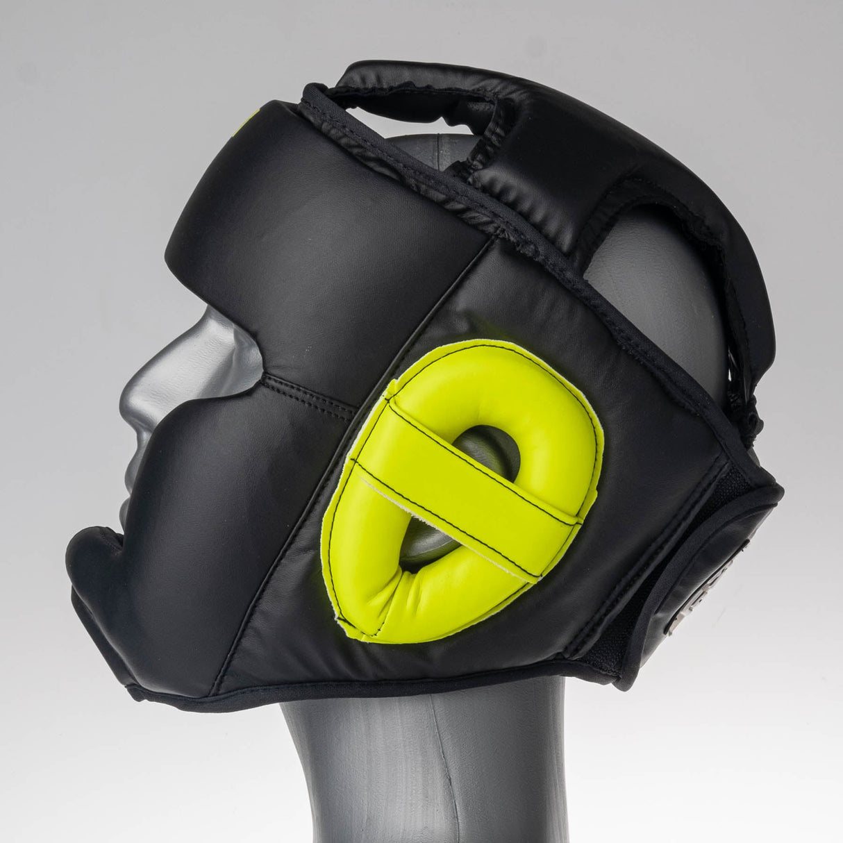 Fighter Kopfschutz Sparring – schwarz/neongelb, JE1421PUBNY