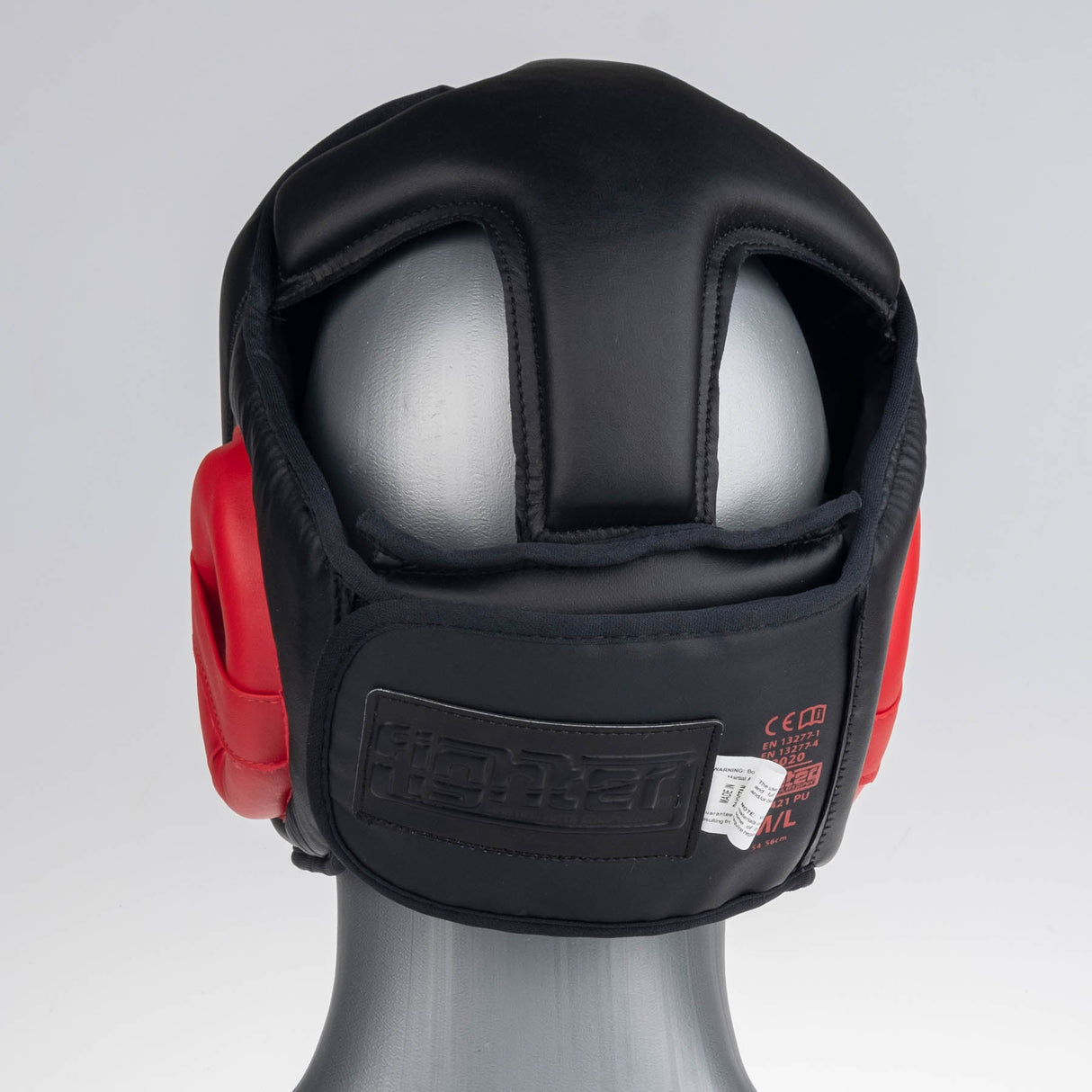 Fighter Kopfschutz Sparring – schwarz/rot, JE1421PURED