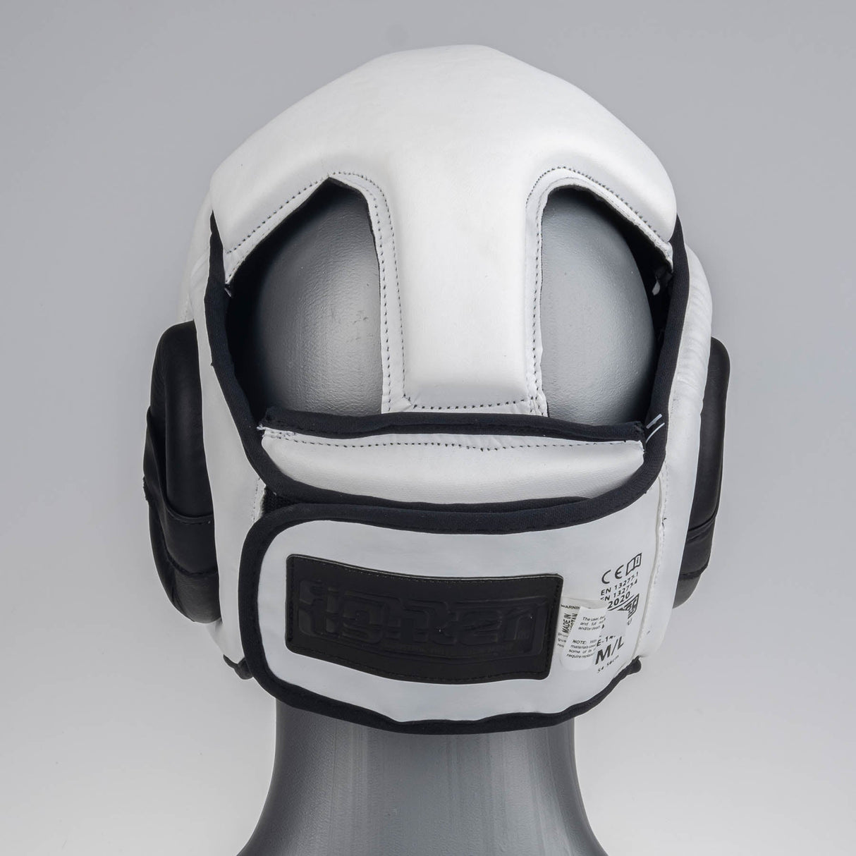 Fighter Kopfschutz Sparring – weiß/schwarz, JE1421PUWHT
