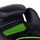 Fighter Bag Gloves Safety – schwarz/grün, FBG-005