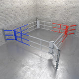 Bodenboxring Fighter Wall mit 3 Seilen, BRF-NF3W