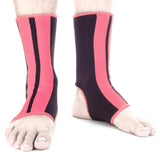Fighter Knöchelbandage – schwarz/pink, FAS-03