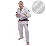 Fighter BJJ Kimono Rice Straw – KIDS – weiß, BJJBW-08