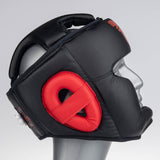 Fighter Kopfschutz Sparring – schwarz/rot, JE1421PURED