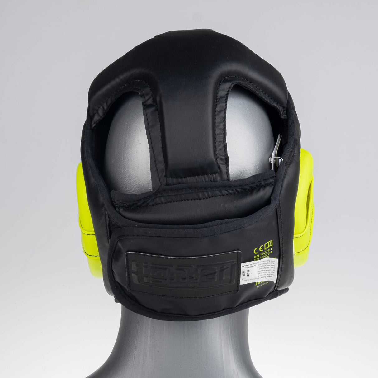 Fighter Kopfschutz Sparring – schwarz/neongelb, JE1421PUBNY