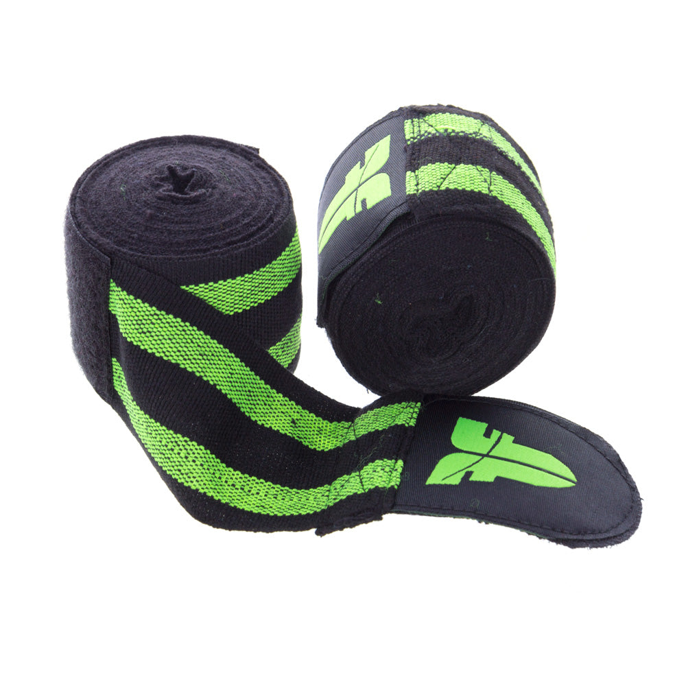 Fighter Handbandagen – schwarz/grün, BAND F GREEN