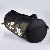 Fighter Roll-Sporttasche – schwarz/Camouflage, FSB-06