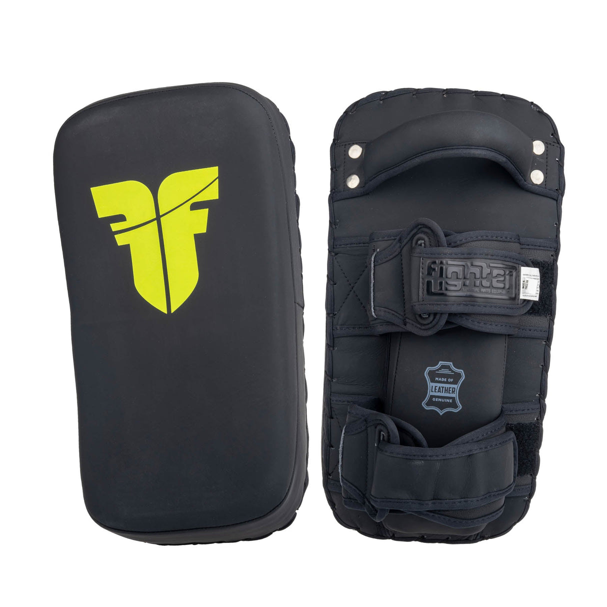 Fighter Thai Pads – schwarz/neongelb, FTP-001BNY