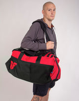 Fighter Sporttasche LINE XL – rot/grau/schwarz, FTBP-01