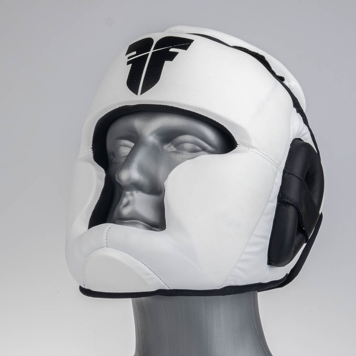 Fighter Kopfschutz Sparring – weiß/schwarz, JE1421PUWHT