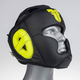 Fighter Kopfschutz Sparring – schwarz/neongelb, JE1421PUBNY