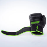 Fighter Bag Gloves Safety – schwarz/grün, FBG-005